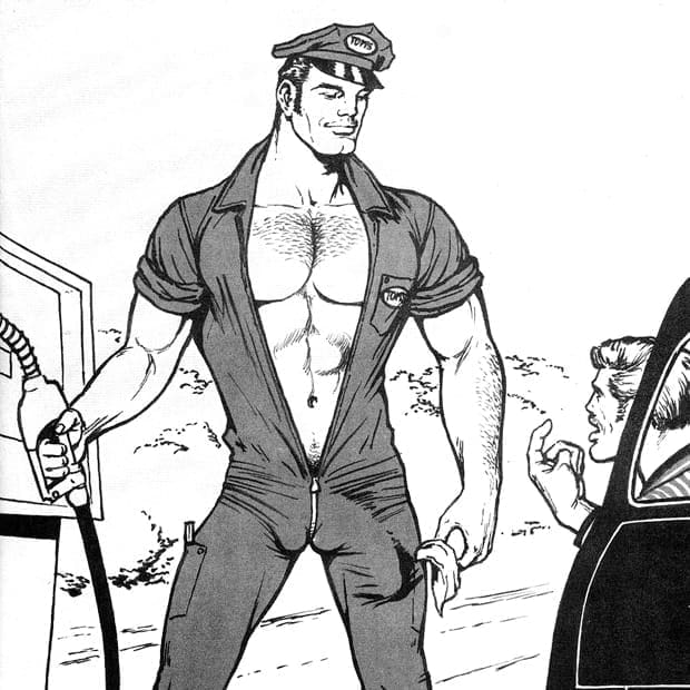 TOM OF FINLAND (Touko Laaksonen, Finnish, 1920 – 1991), Untitled (Detail), © 1972 Tom of Finland Foundation