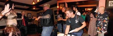 Alli Ruth, LA Band of Brothers, LA Mr. Leather 2013, friends and family at TOM's party, 2013.