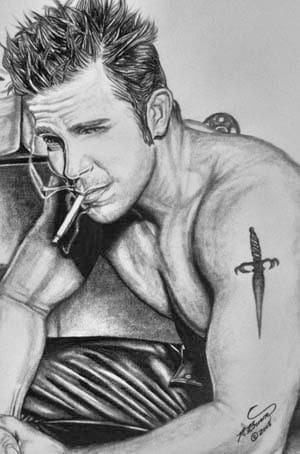 MICHAEL BROWN, "If Looks Could Kill" (Model: Pete Karjalainen), © 2008 M Brown