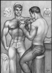 TOM OF FINLAND (Finnish, 1920 – 1991), Untitled, 1962, Graphite on paper, ToFF #62.07, © 2010 Tom of Finland Foundation