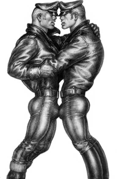 TOM OF FINLAND (Touko Laaksonen, Finnish, 1920 – 1991), Untitled, 1963, Graphite on paper, ToFF #63.25, © 1963 Tom of Finland Foundation