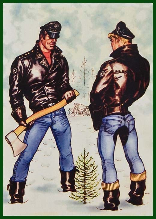 TOM OF FINLAND (Touko Laaksonen, Finnish, 1920 – 1991), Untitled (Colorized), ToFF #63.48, © 1963 Tom of Finland Foundation