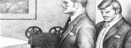 TOM OF FINLAND (Touko Laaksonen, Finnish, 1920 – 1991), Untitled (Detail), 1974, Graphite on paper, © 1974 Tom of Finland Foundation