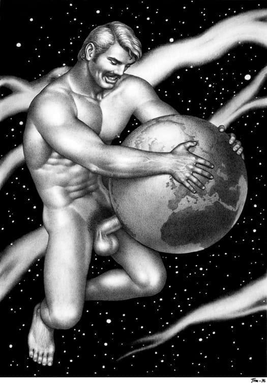 EXHIBITION DETAILS TOM OF FINLAND (Touko Laaksonen, Finnish, 1920 – 1991), Untitled, 1976, Graphite on paper, © 1976 Tom of Finland Foundation
