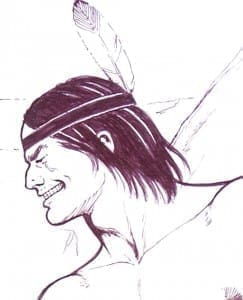 ENLARGE TOM OF FINLAND, Untitled (Detail) 1982, Pen & ink on paper, ToFF #82.60 © 1982Tom of Finland Foundation
