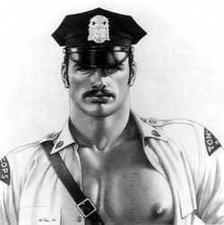TOM OF FINLAND (Finnish, 1920 – 1991), Untitled, 1984, Graphite on paper, ToFF #84.17, © 1984 Tom of Finland Foundation