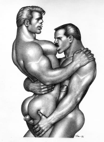 TOM OF FINLAND (Touko Laaksonen, Finnish, 1920 – 1991), Untitled, 1986, Graphite on paper, © 1986 Tom of Finland Foundation