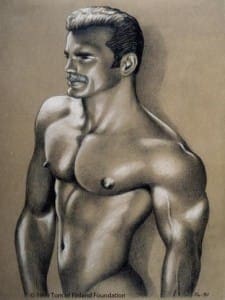 Tom of Finland work titled "Perfection" from 1990