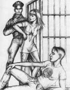 G. B. JONES, Prison Breakkout #1, 1991, Graphite on paper, 9.00" x 7.00"