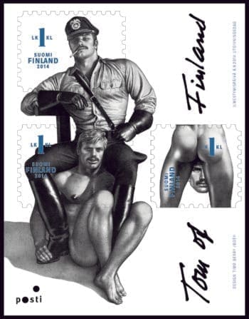 Tom of Finland has been the most popular stamp set ever launched by The Finnish Postal Service. 