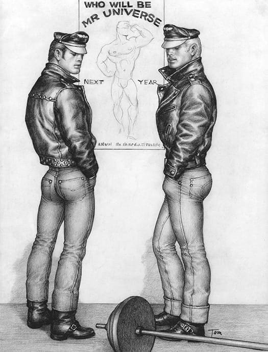 MORE INFO TOM OF FINLAND (Touko Laaksonen, Finnish, 1920 – 1991), Archival offset lithograph on 80 pound McCoy silk cover paper, 30 x 24 inches. © 1963 Tom of Finland Foundation
