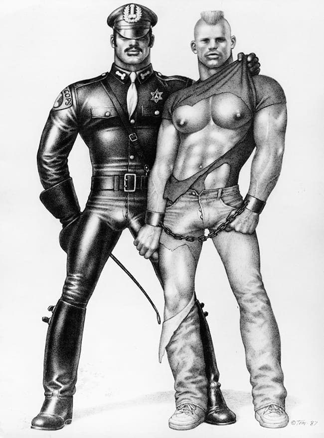 EVENT INFO TOM OF FINLAND (Touko Laaksonen, Finnish, 1920 – 1991), Untitled, 1987, Graphite on paper, © 1987 Tom of Finland Foundation