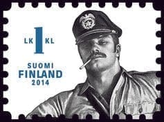 Credit: Itella Posti. Artwork: TOM OF FINLAND © 1979 Tom of Finland Foundation
