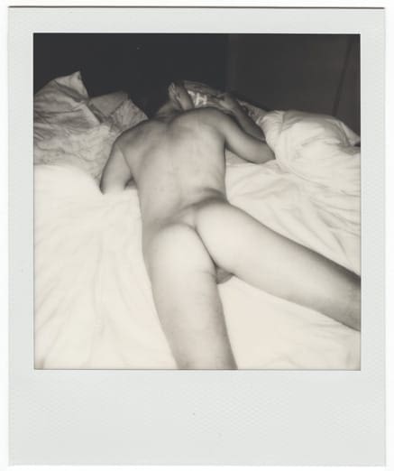 STUART SANDFORD, Untitled, 2014, Unique Polaroid, 10.7 x 8.8 cm/4.2 x 3.5 inches. Signed and dated on the reverse