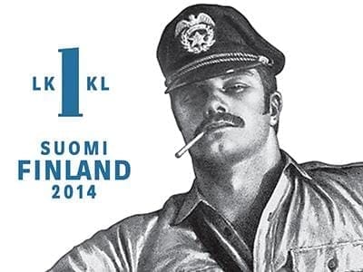 Credit: Itella Posti. Artwork: TOM OF FINLAND © 1979 Tom of Finland Foundation