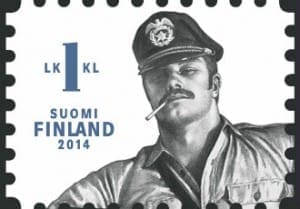 (Credit: Itella Posti. Artwork: TOM OF FINLAND © 1979 Tom of Finland Foundation