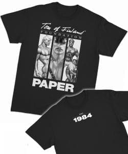 front back paper tee Crop front back paper tee Crop
