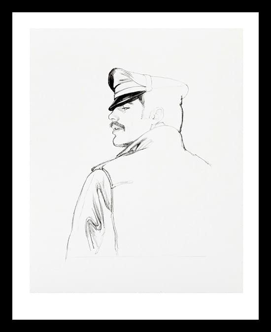 11 Tom of Finland Preparatory Sketch WEB 1920x2400 crop center